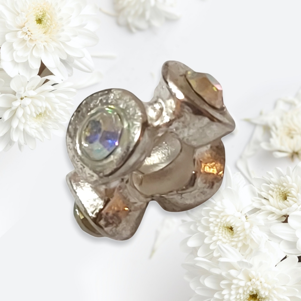 Gemstone Spacer Bead Charm